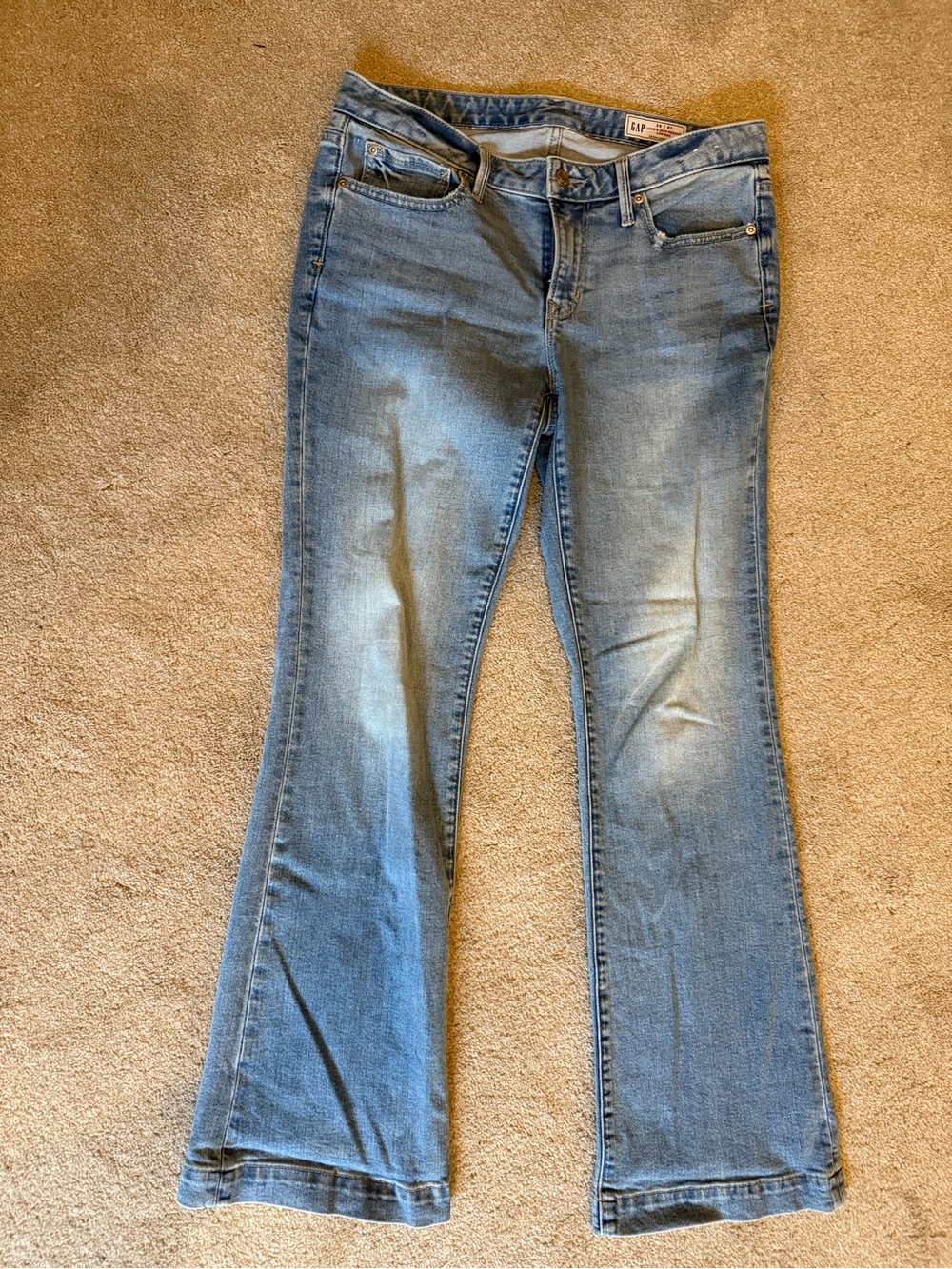 GAP Women's Light Wash Flare Jeans